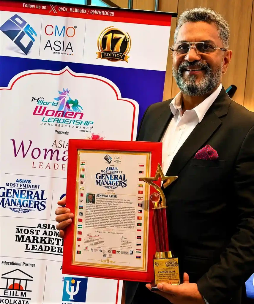 Ashwani Nayar Receives Asia's Most Eminent General Manager Award1