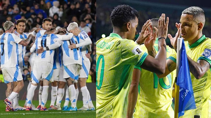 brazil-argentina footbal team