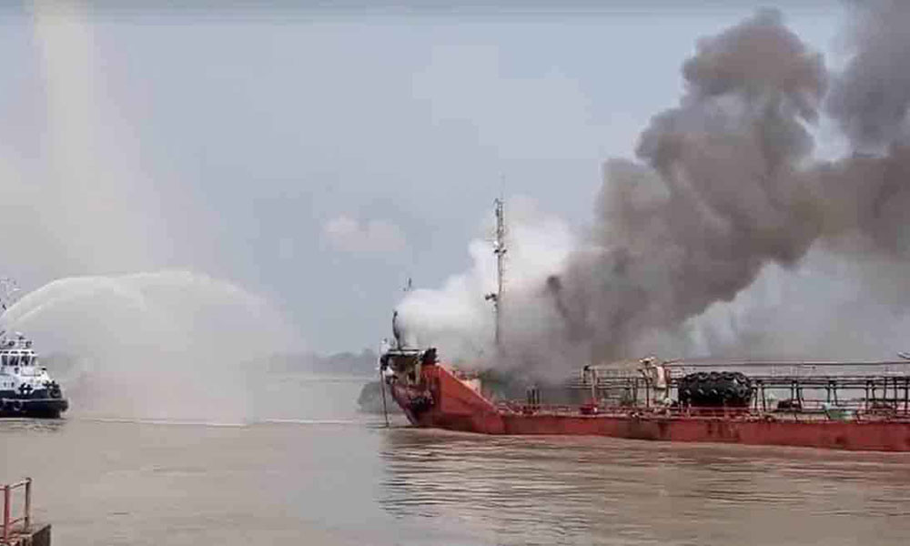 fire at vessele