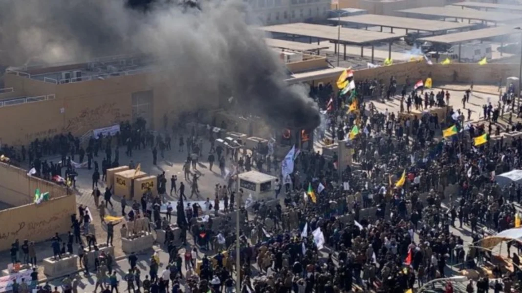 iraq demons us embassy