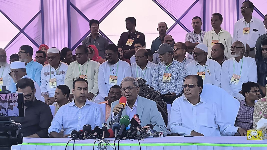 সরকারকে সময় দিতে মির্জা ফখরুল