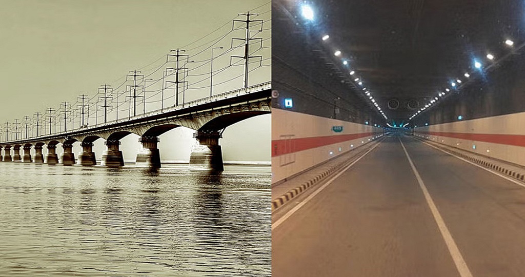 যমুনা সেতু এবং কর্ণফুলী টানেল