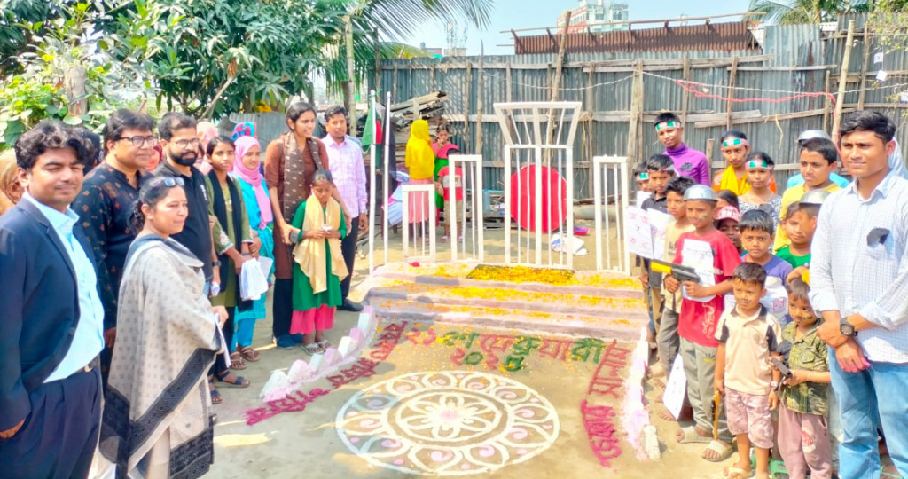 শহীদ মিনার নির্মাণ প্রতিযোগীতা