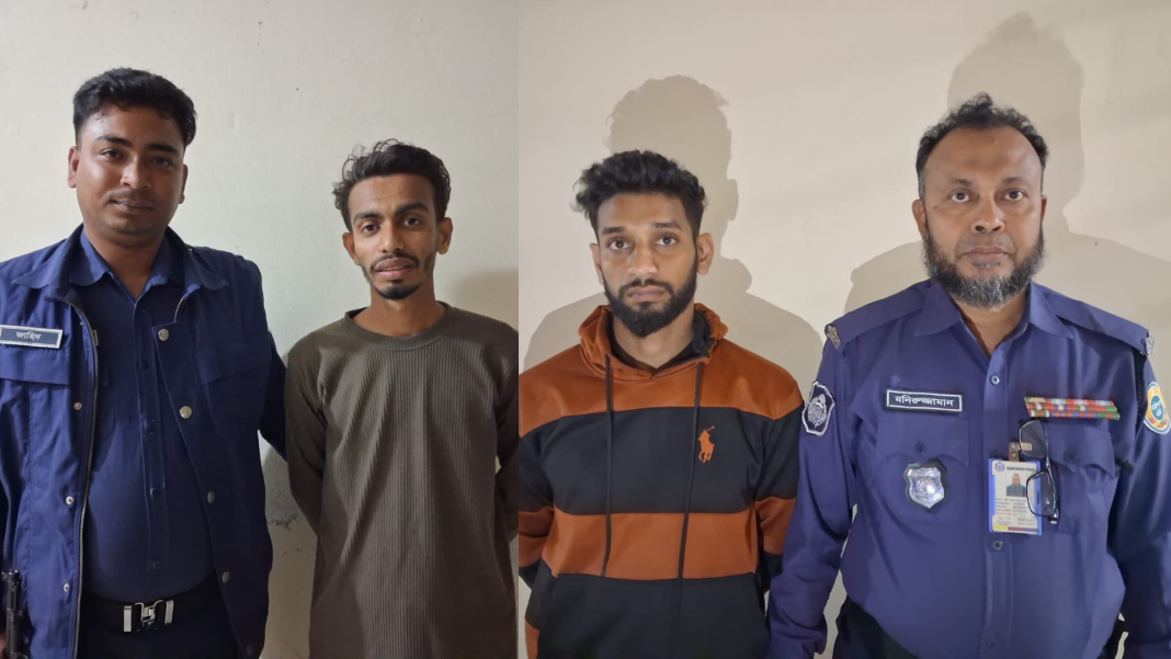 charfasion police অপহরণ মামলায় পুলিশের হাতে গ্রেফতার দুই আসামি।