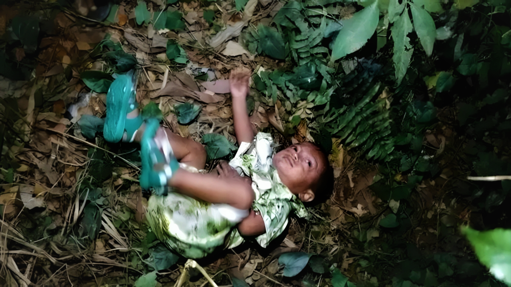 অপহৃত ১৬ মাসের শিশুটি জঙ্গল থেকে উদ্ধার।