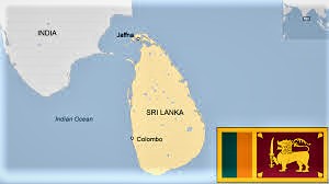 srilanka শ্রীলংকার পতাকা ও ভৌগোলিক অবস্থান।