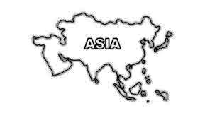 এশিয়ার ম্যাপ।