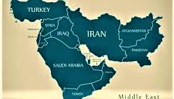 মধ্যপ্রাচ্যের মানচিত্র