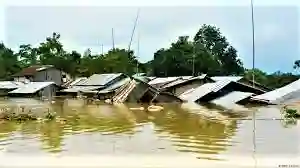 বন্যার একটি প্রতীকি ছবি।