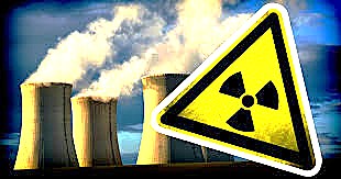 পারমাণবিক ক্ষেত্রের একটি প্রতীকী চিত্র।