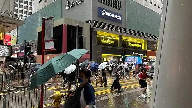 Typhoon Noul brings strong winds and heavy rain after making landfall in Guangdong province, southern China.