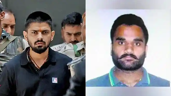 File combo image showing Lawrence Bishnoi (left) and Goldy Brar, who have been charged by U.S. authorities over the killing of Hardeep Singh Nijjar in Canada.