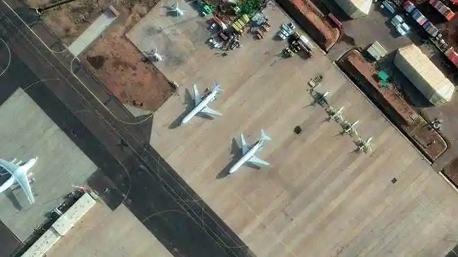 Three Boeing 727 aircraft identified in a UN report as operating from the military apron of N'Djamena airport in Chad after being linked to Sudan's RSF arms supply network