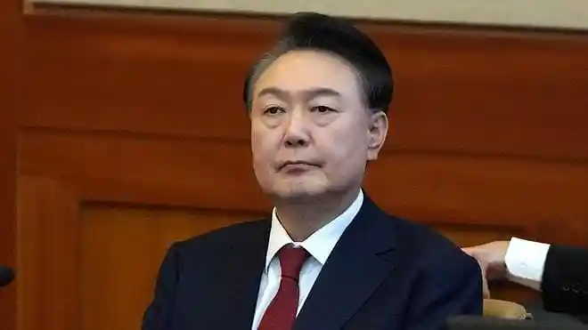 Former South Korean President Yoon Suk Yeol leaves