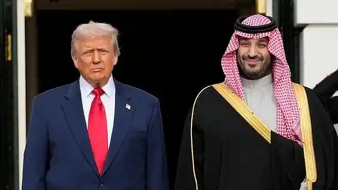 U.S. President Donald Trump speaks after announcing he postponed planned new military strikes on Iran following appeals from Gulf leaders, including Saudi Crown Prince Mohammed bin Salman, to allow more time for diplomacy. Photo: AP